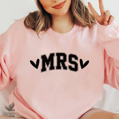 Retro Mr & Mrs Varsity SVG