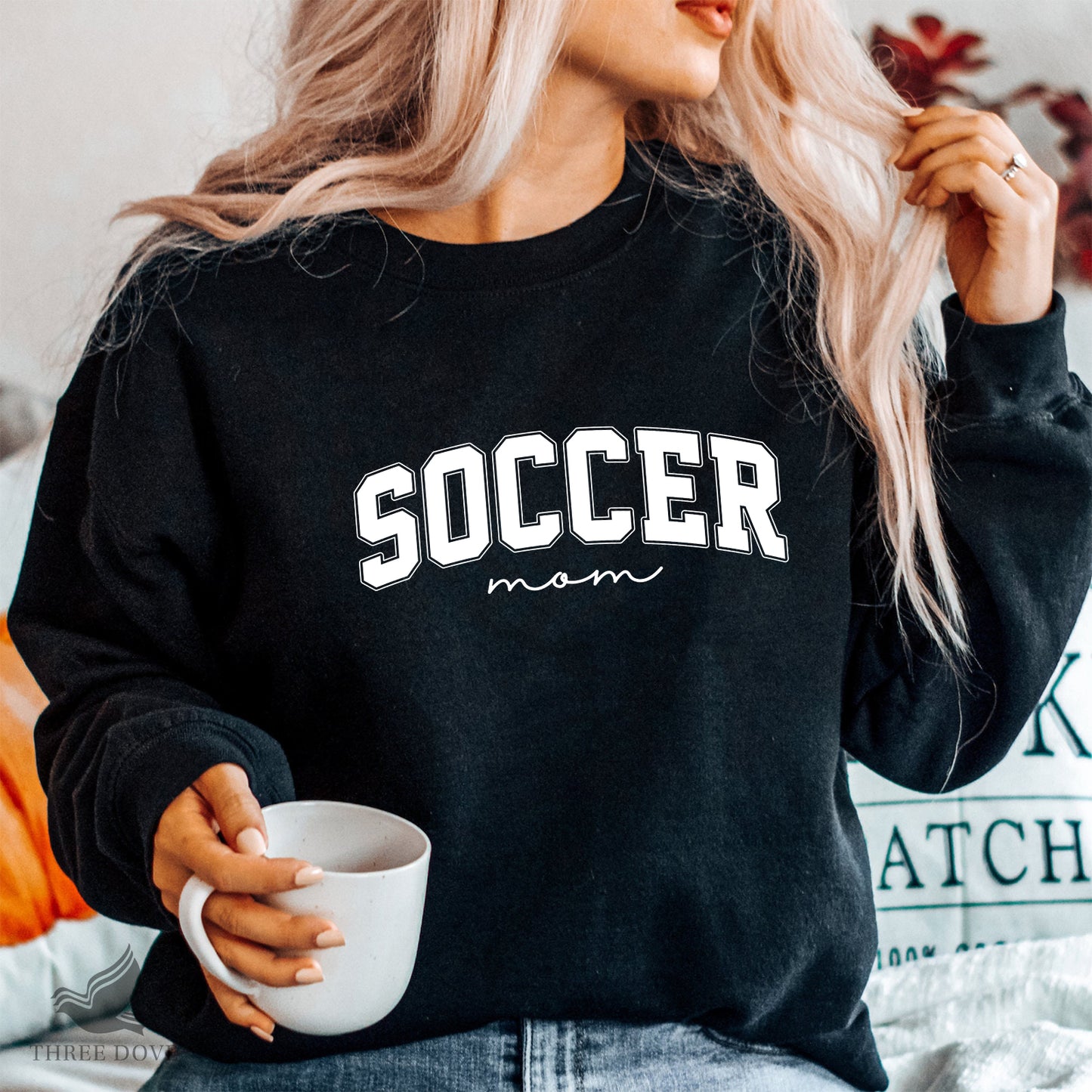 retro soccer mom varsity svg