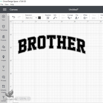 Retro Brother Varsity SVG