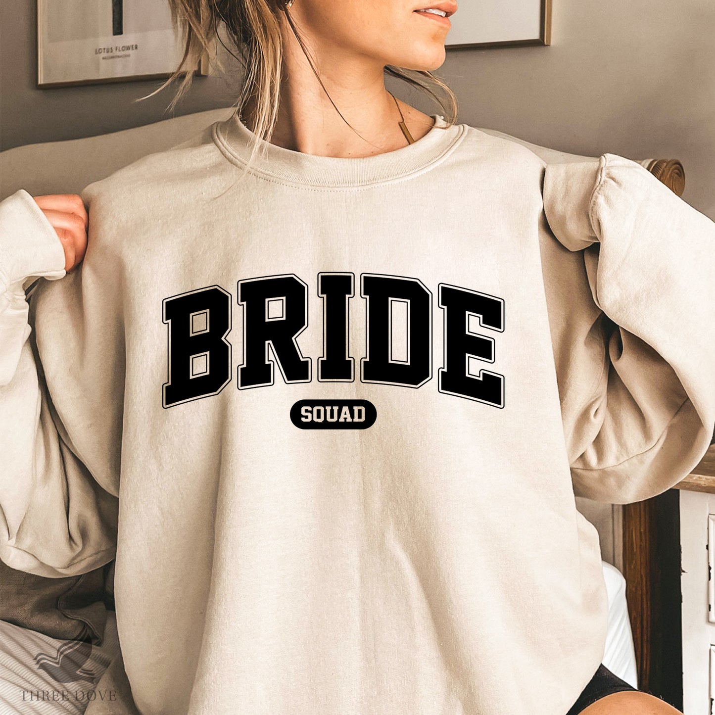 retro bride squad varsity svg