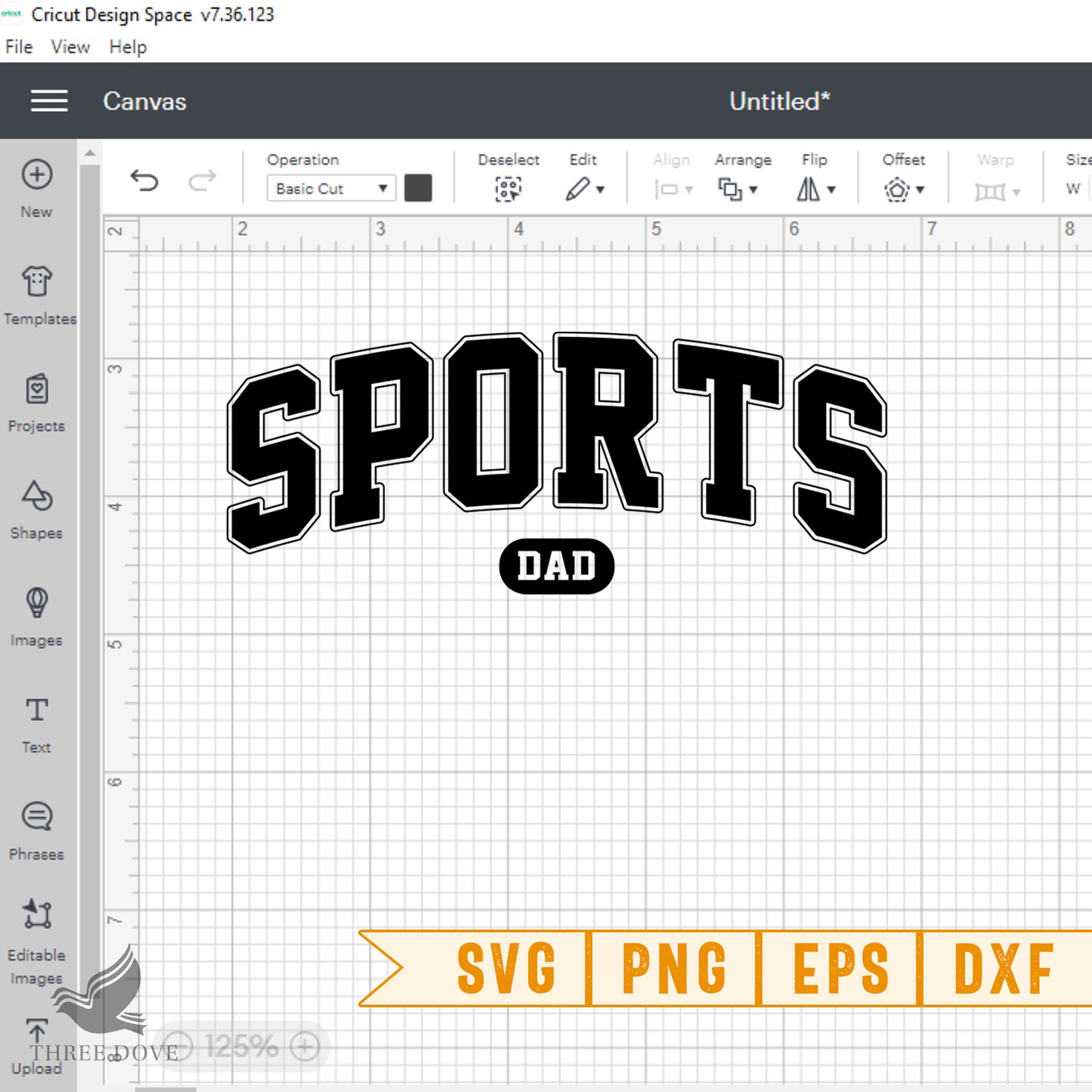 sports dad varsity svg