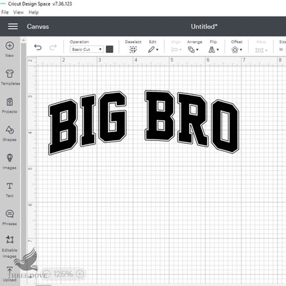 Retro Big bro Varsity SVG