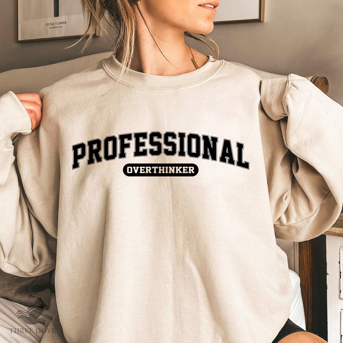 professional overthinker varsity svg