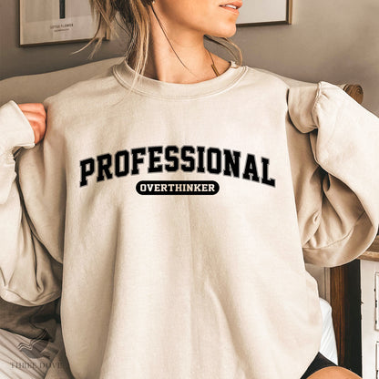 Professional Overthinker Varsity SVG