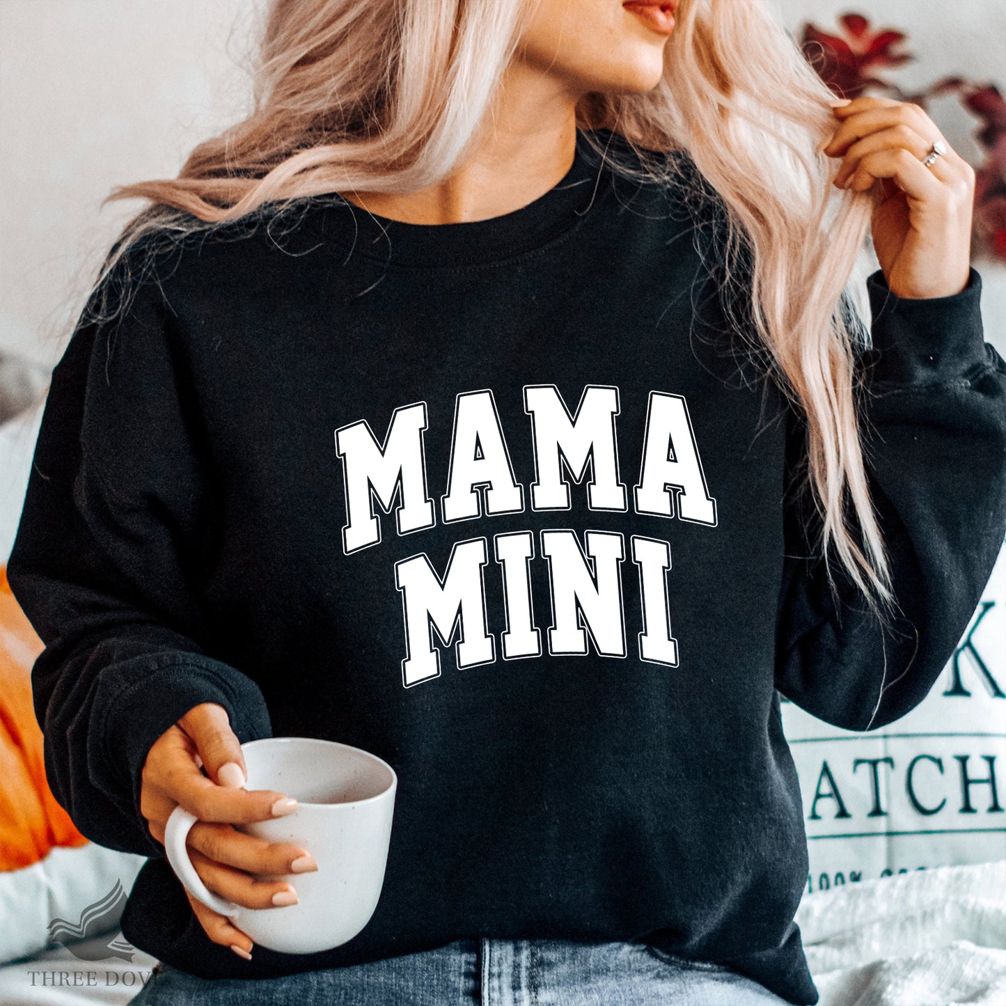 retro mama mini varsity svg