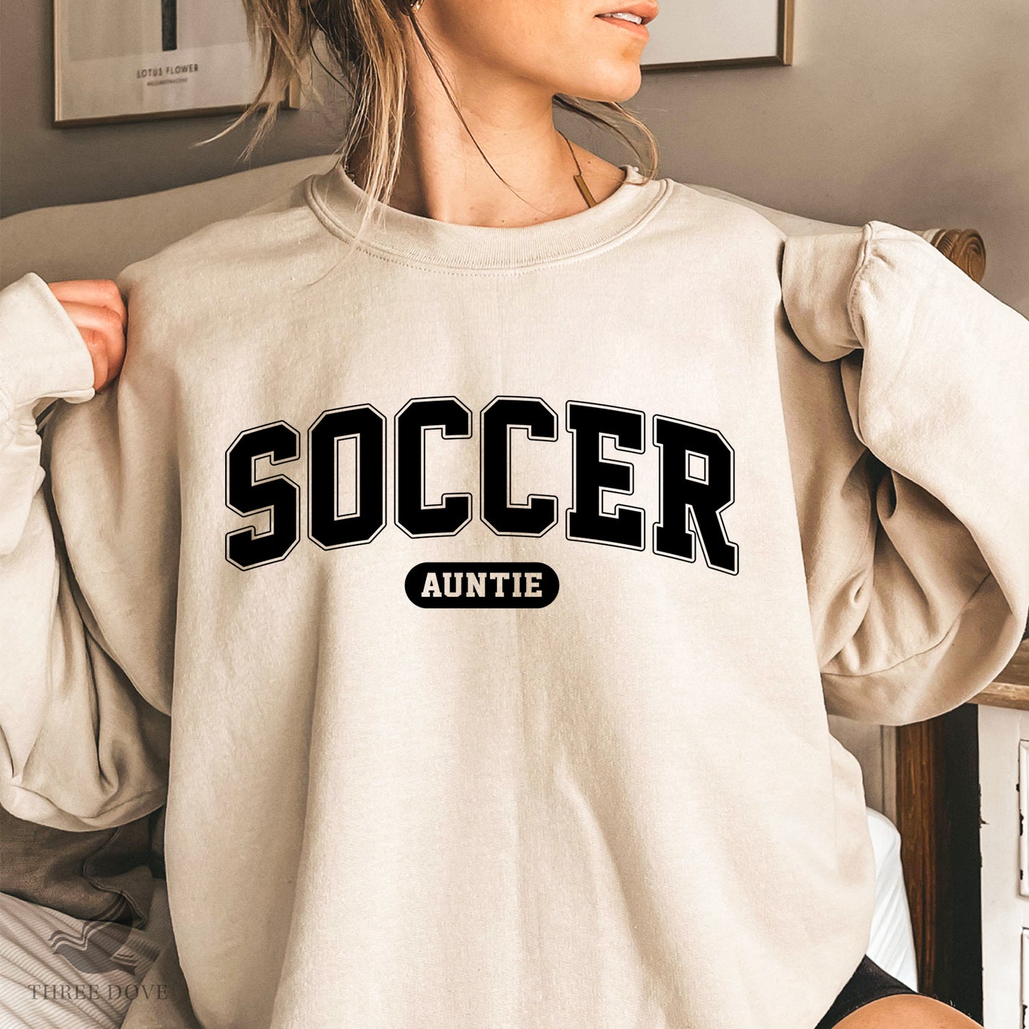 soccer auntie varsity svg