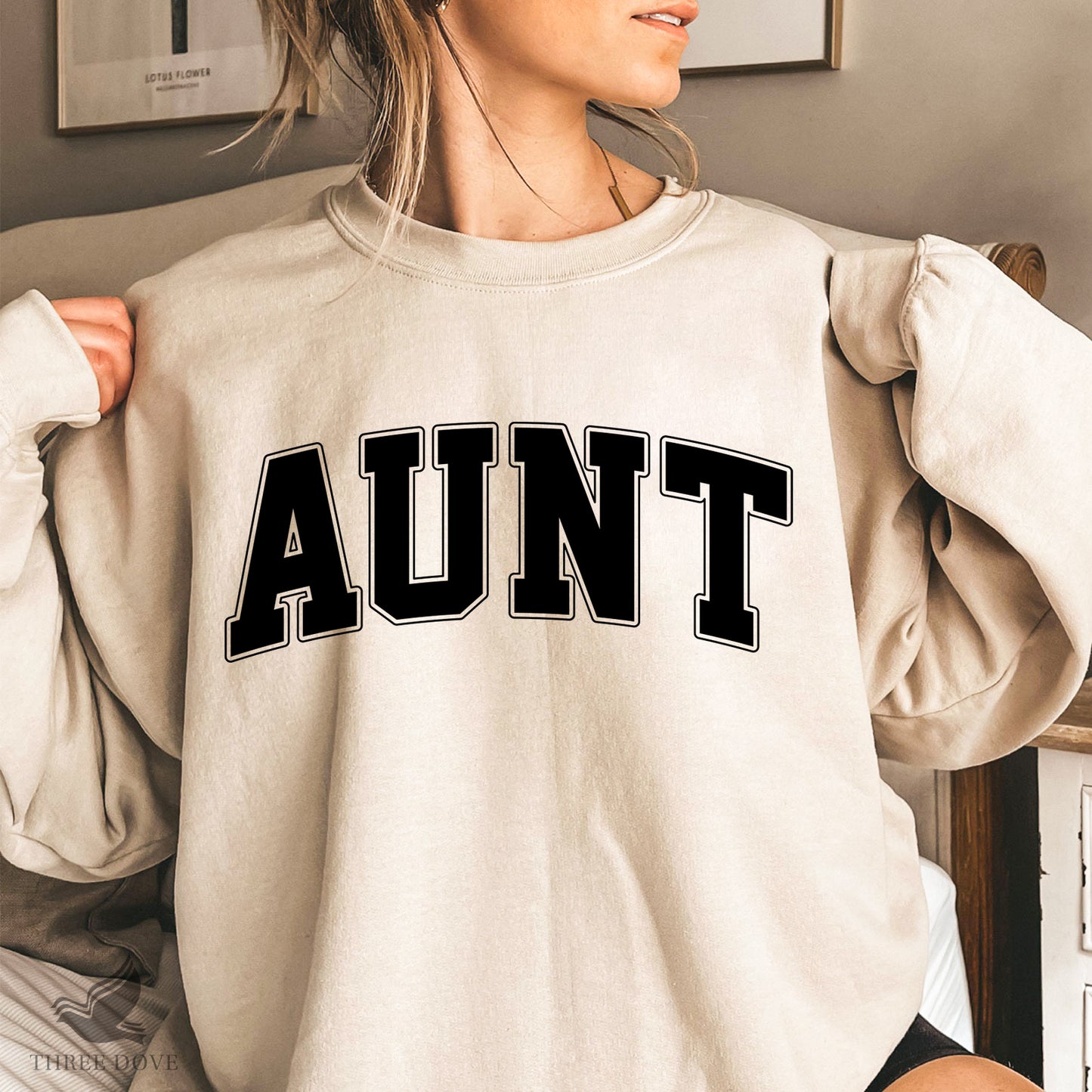 retro aunt varsity svg