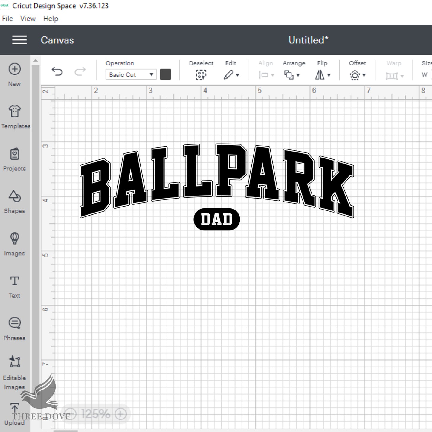 retro ballpark dad varsity svg