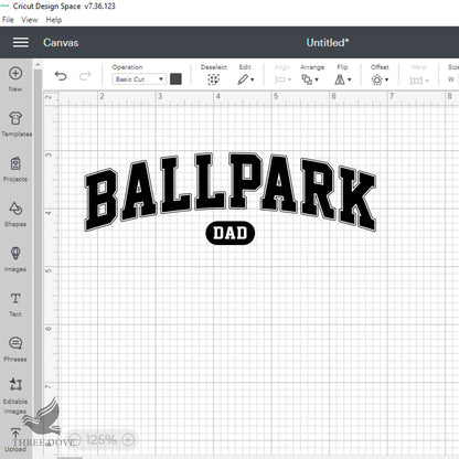 Retro Ballpark Dad Varsity SVG