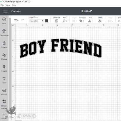 Retro Boy Friend Varsity SVG