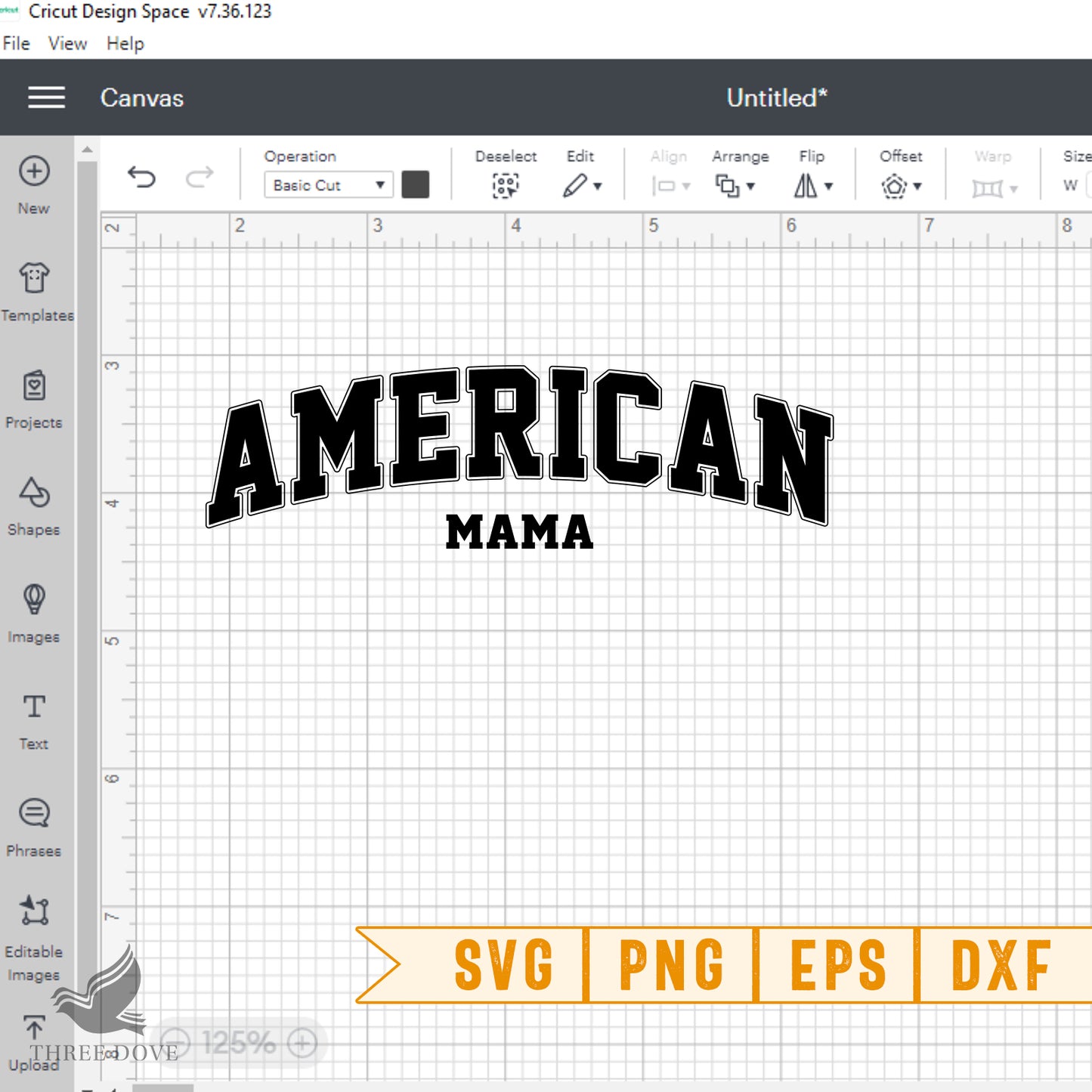 retro american mama varsity svg