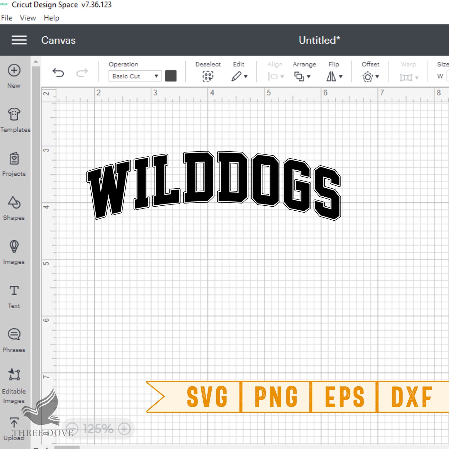 retro wilddogs varsity svg