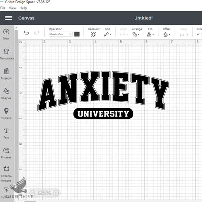 Retro Anxiety university Varsity SVG