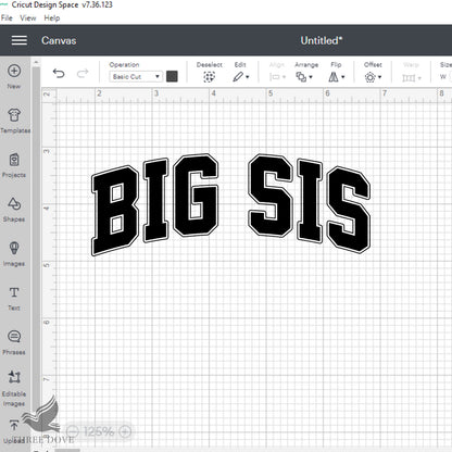 Retro Big Sis Varsity SVG