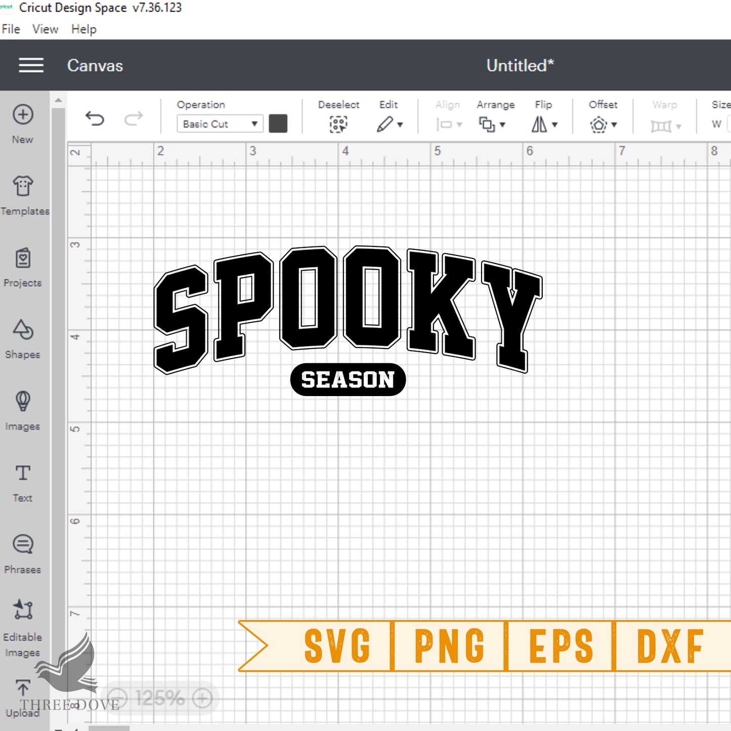 retro spooky season varsity svg