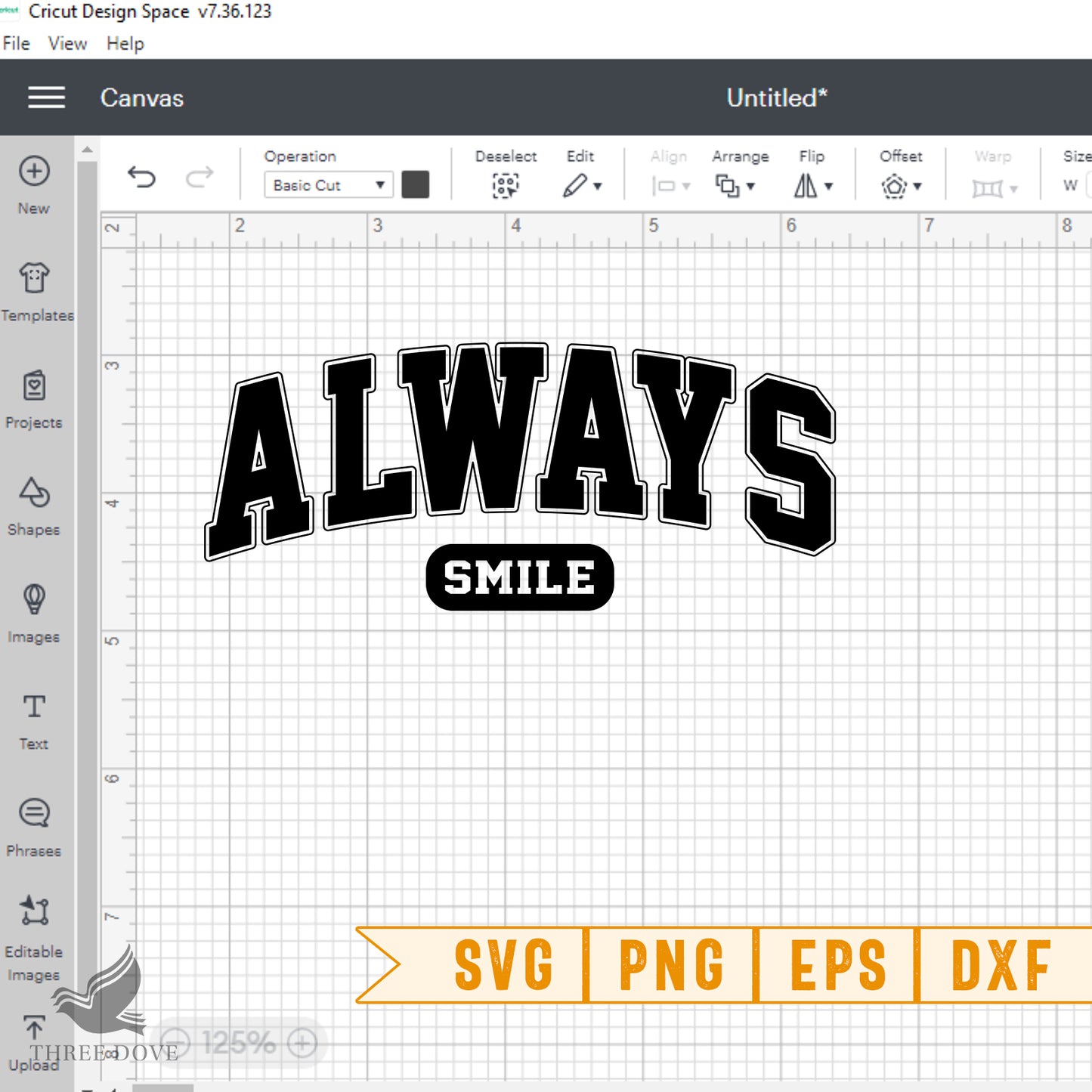 retro always smile varsity svg