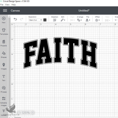 Retro Faith Varsity SVG