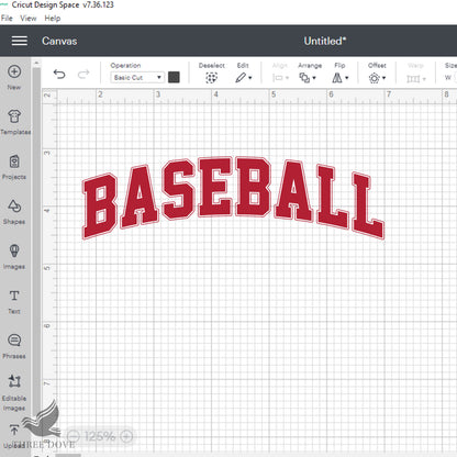 Retro Baseball Varsity SVG