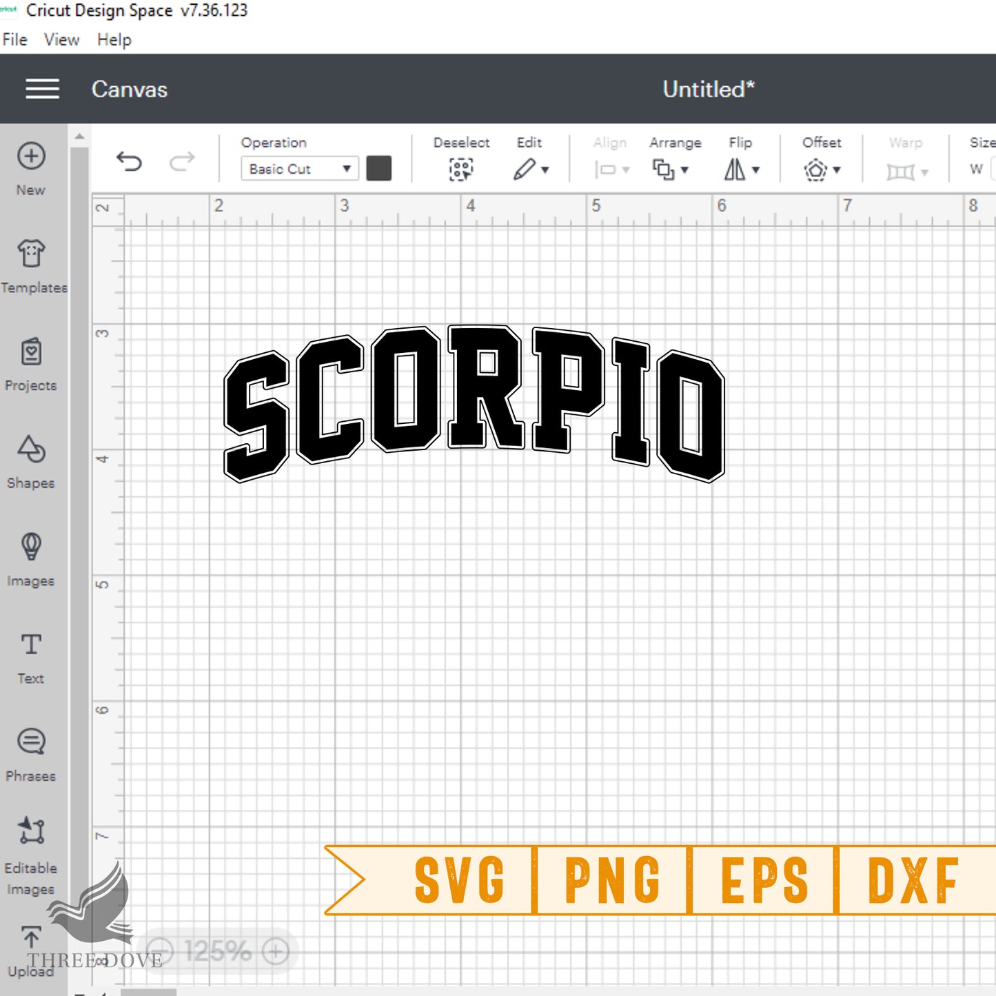 retro scorpio varsity svg