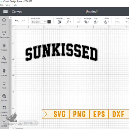 Retro Sunkissed Varsity SVG