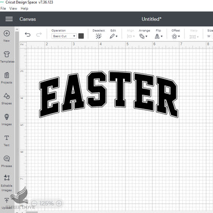 Retro Easter Varsity SVG