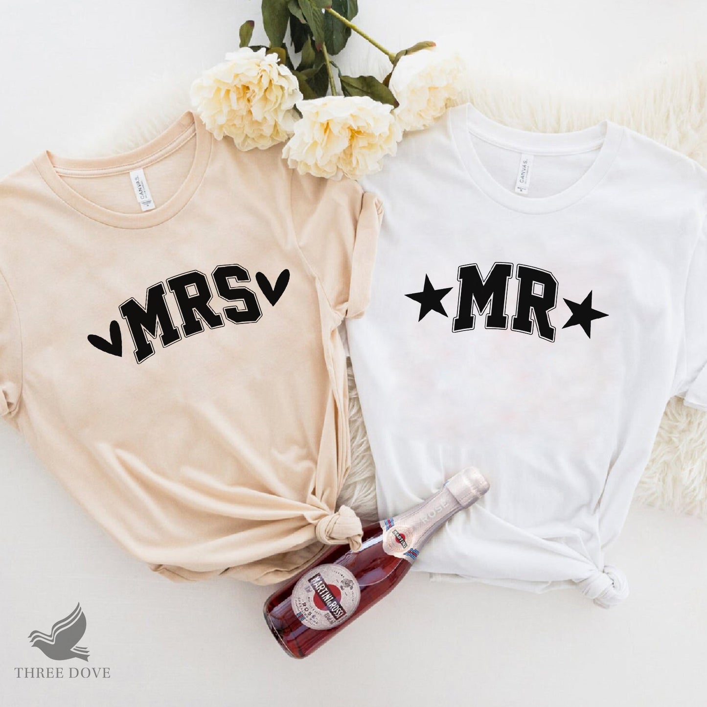 retro mr & mrs varsity svg