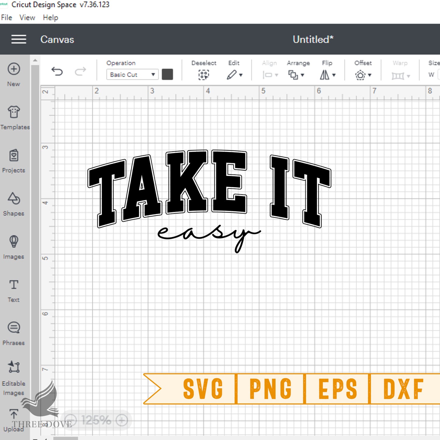 retro take it easy varsity svg