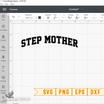 Retro Step Mother Varsity SVG