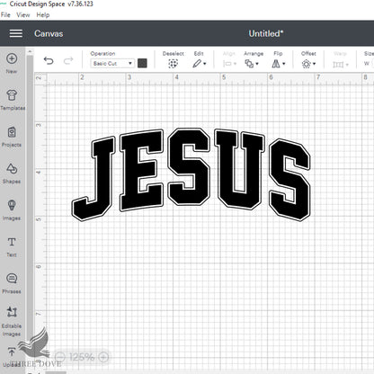 Retro Jesus Varsity SVG