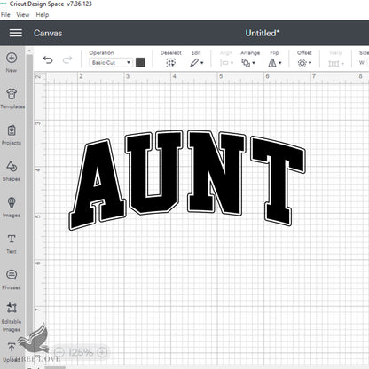 Retro Aunt Varsity SVG