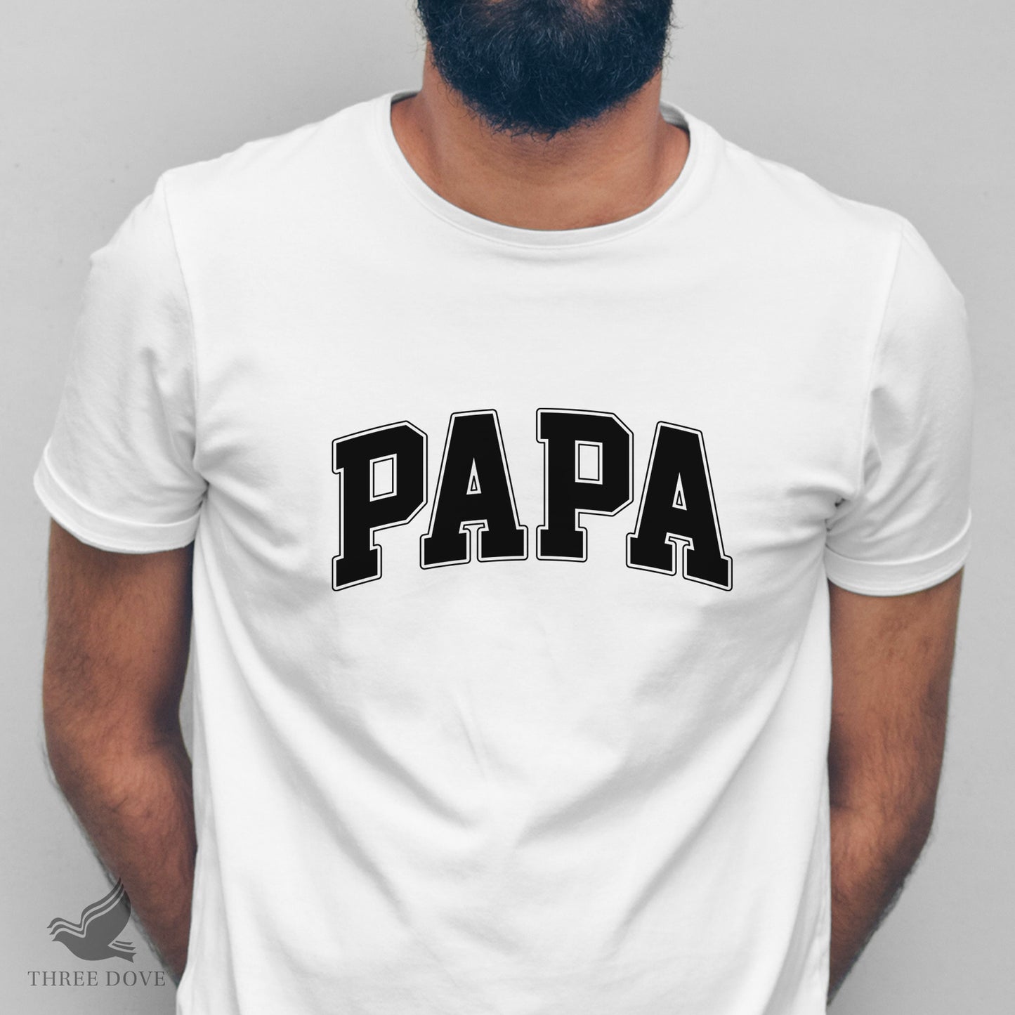 retro papa varsity svg