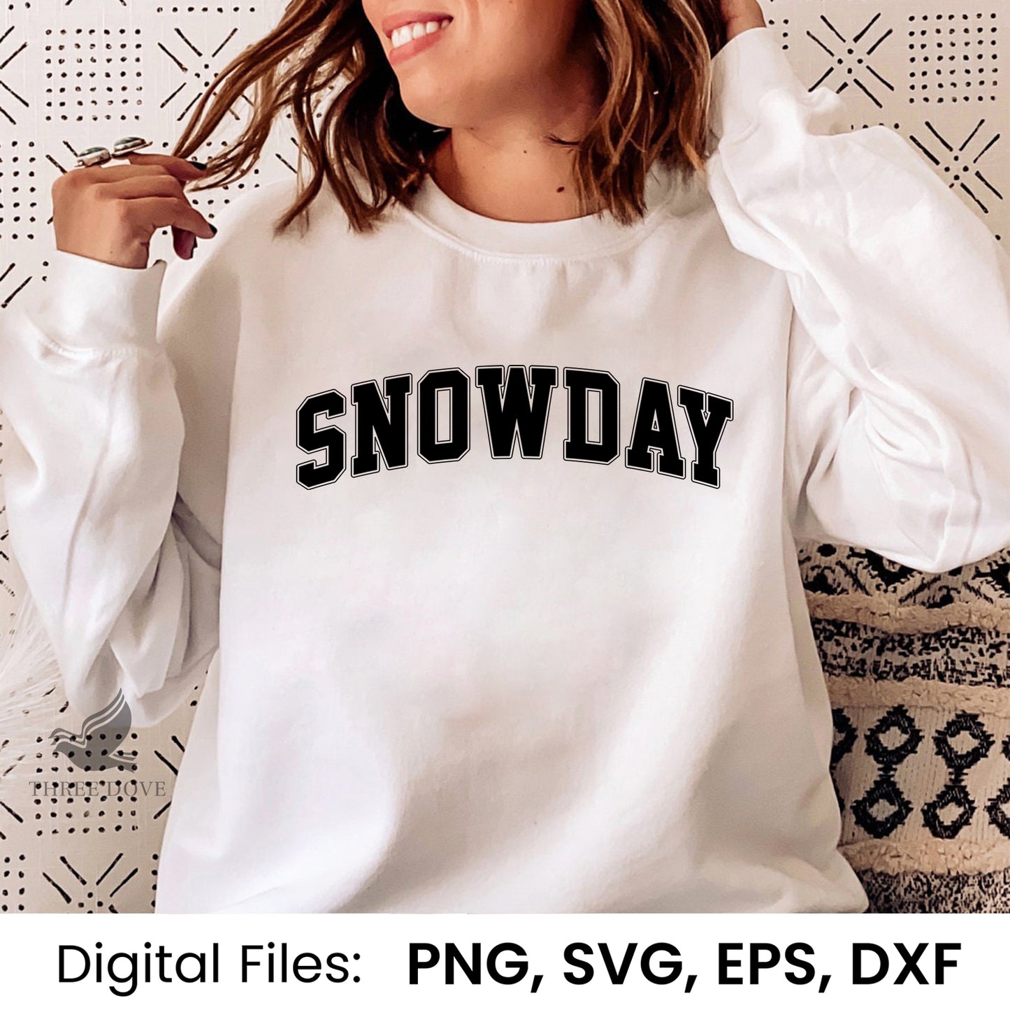 retro snowday varsity svg