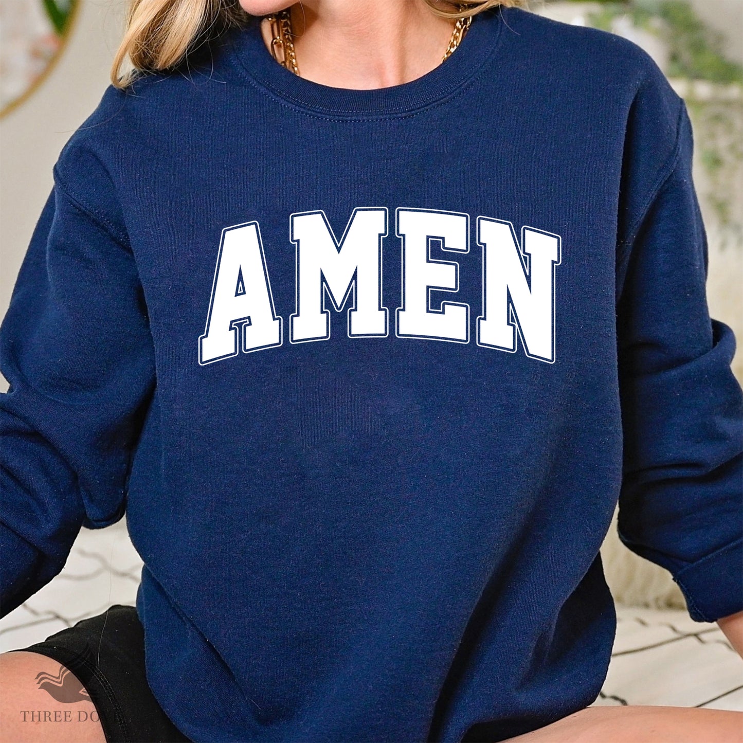 retro amen varsity svg