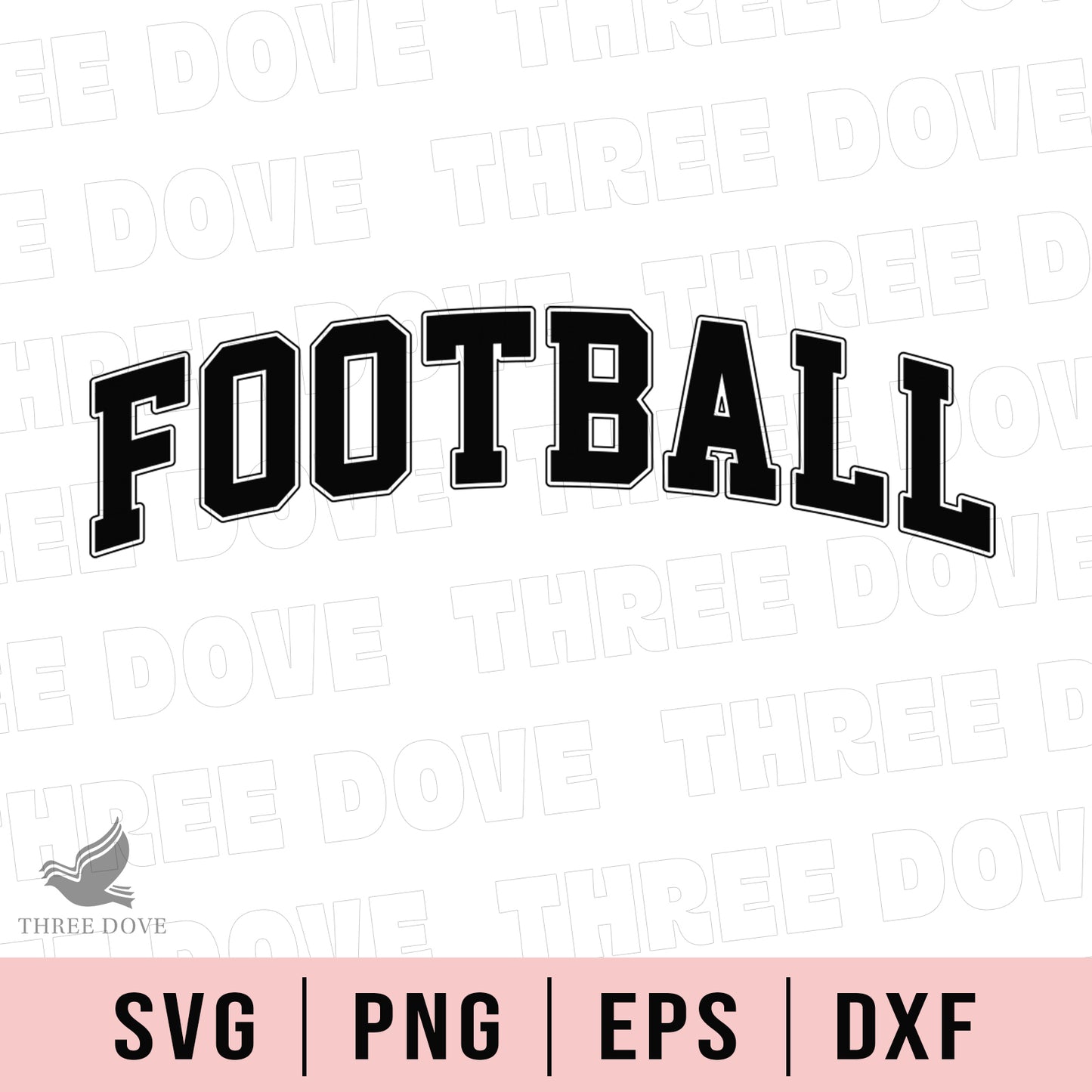 retro football varsity svg