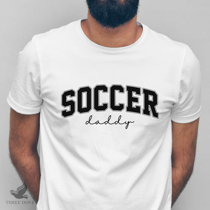 Retro Soccer Daddy Varsity SVG