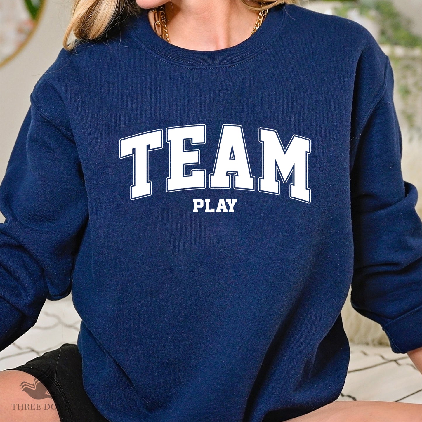 team play retro varsity svg