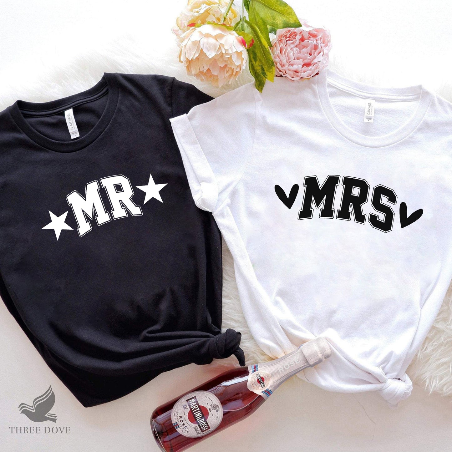 retro mr & mrs varsity svg