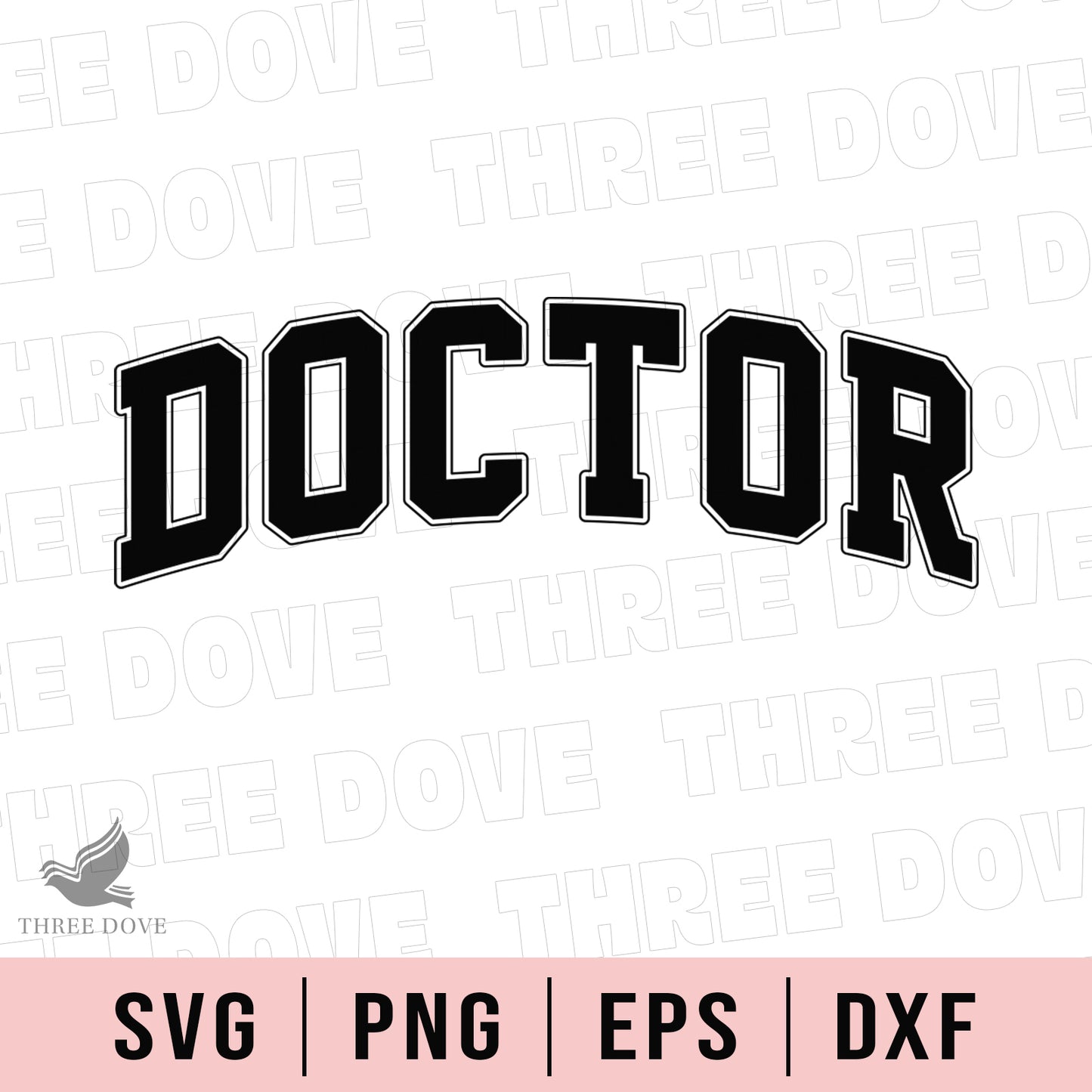 retro doctor varsity svg