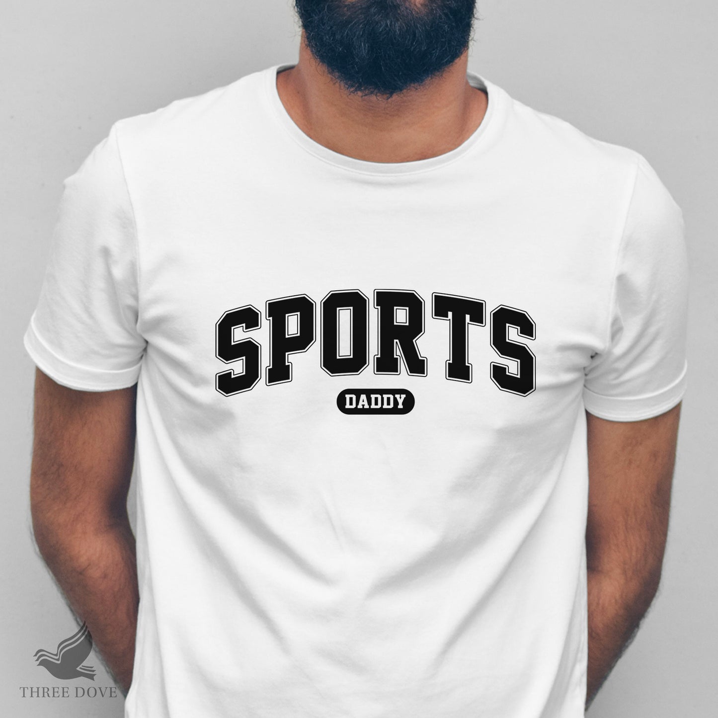 retro sports daddy varsity svg