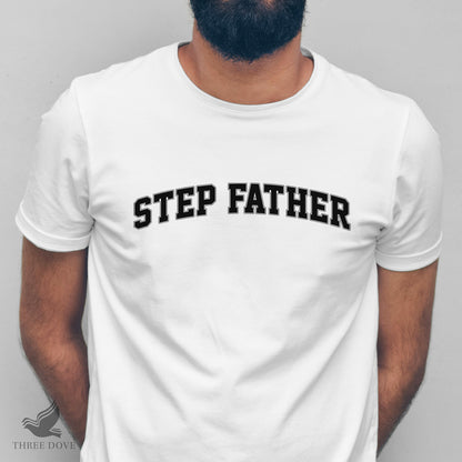 Retro Step Father Varsity SVG