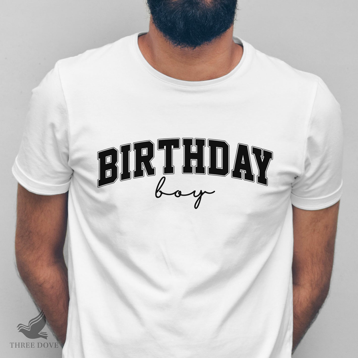 retro birthday boy varsity svg