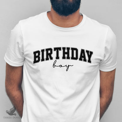 Retro Birthday Boy Varsity SVG