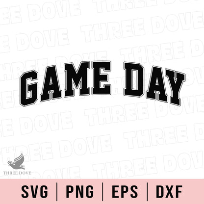 Retro Game Day Varsity SVG