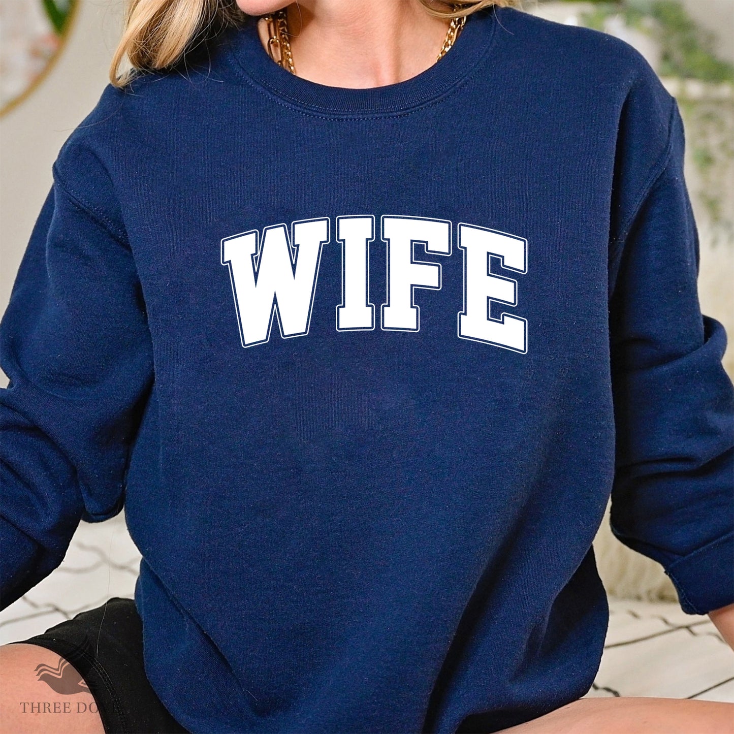 retro wife varsity svg