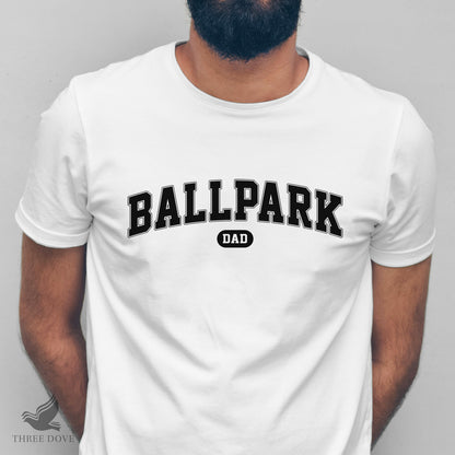 Retro Ballpark Dad Varsity SVG