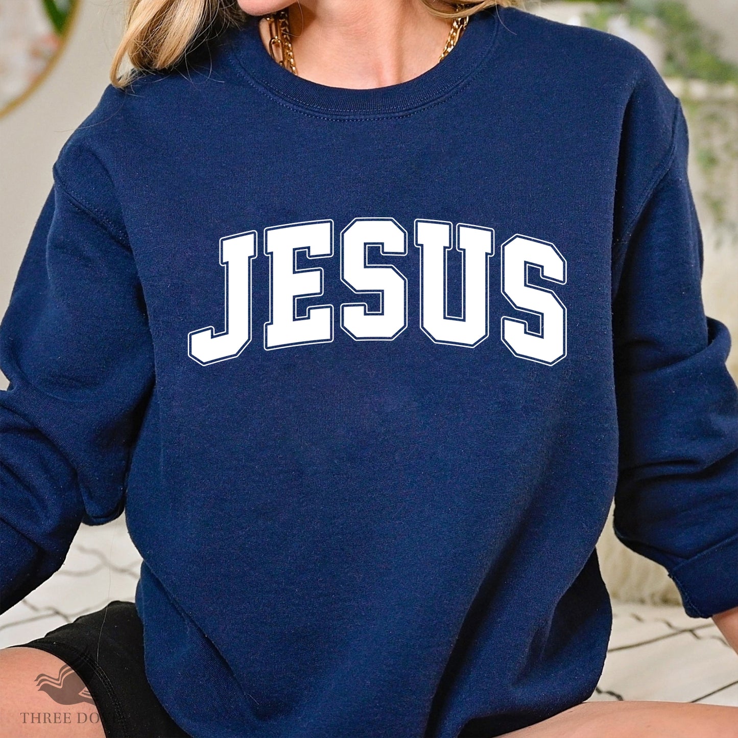 retro jesus varsity svg