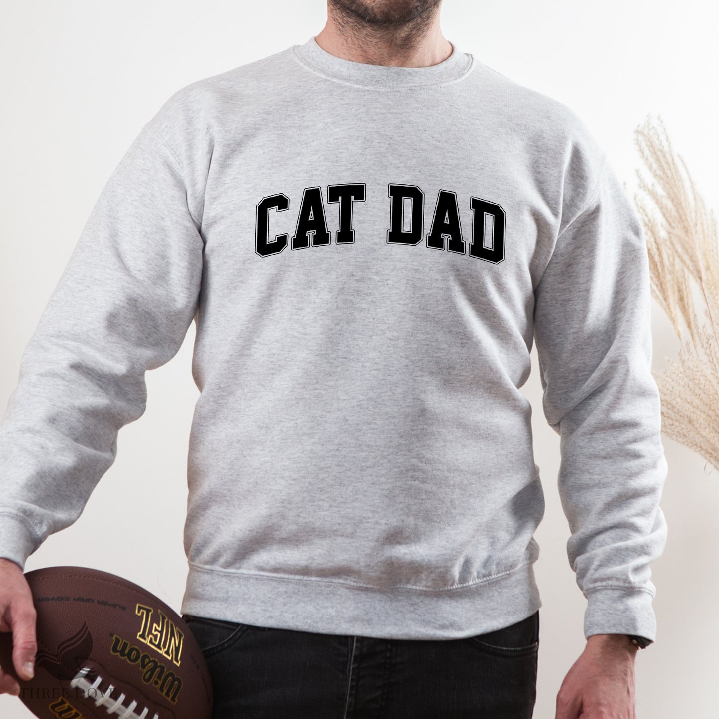 retro cat dad varsity svg