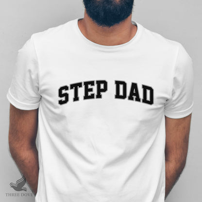 Retro Step Dad Varsity SVG