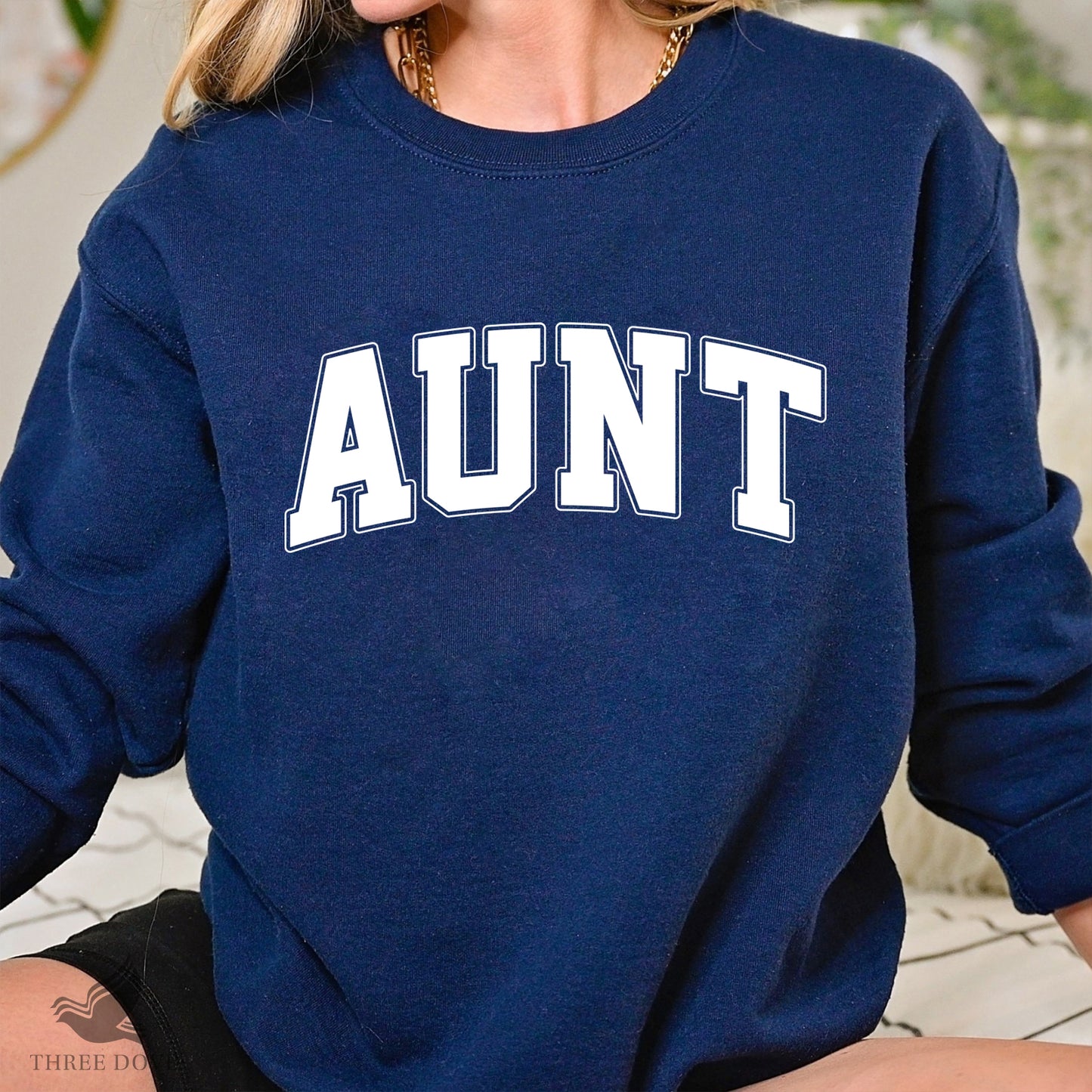 retro aunt varsity svg