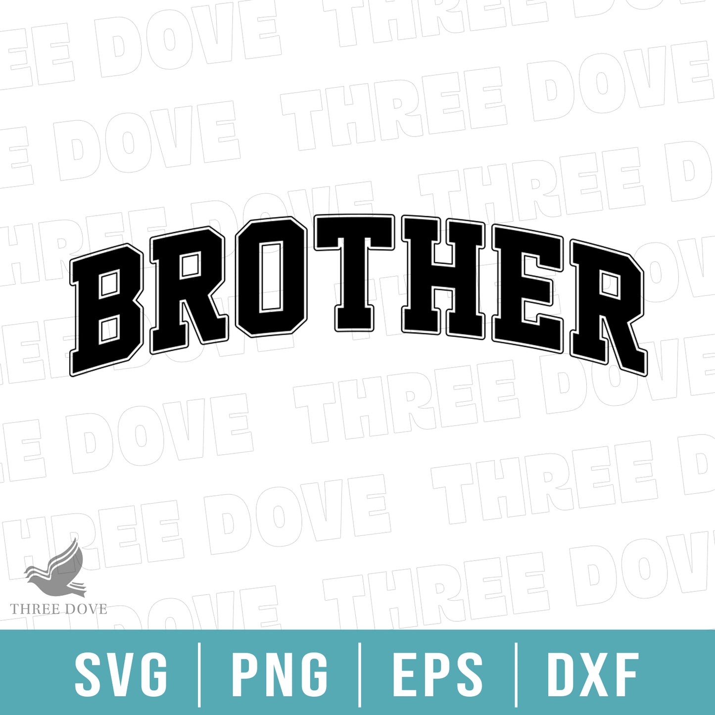 retro brother varsity svg